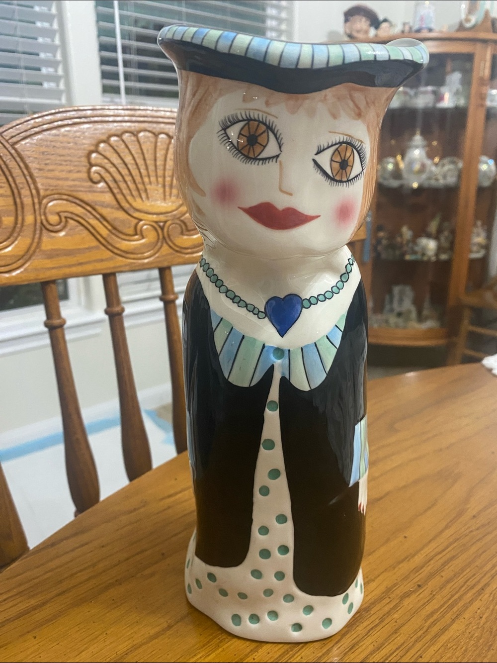 Vintage Susan Paley Hand-Painted “Millie” Vase